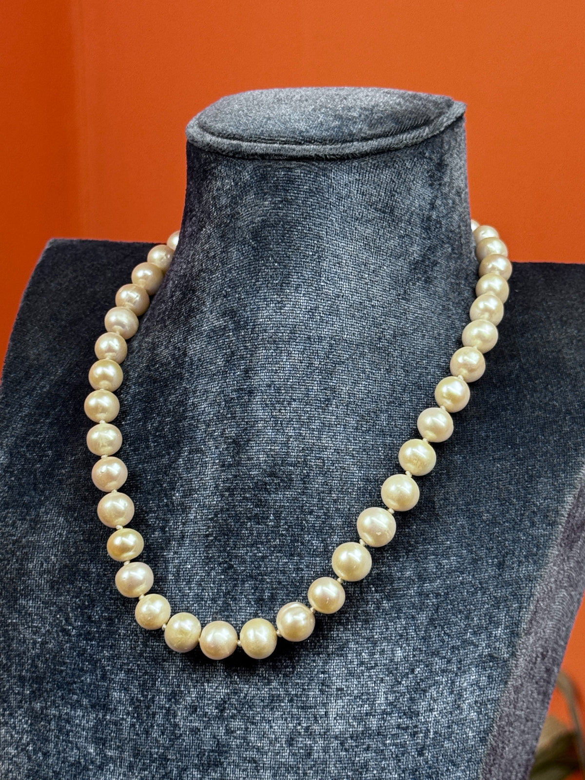 10mm Sea Pearl Necklace, 18 inches — view 3