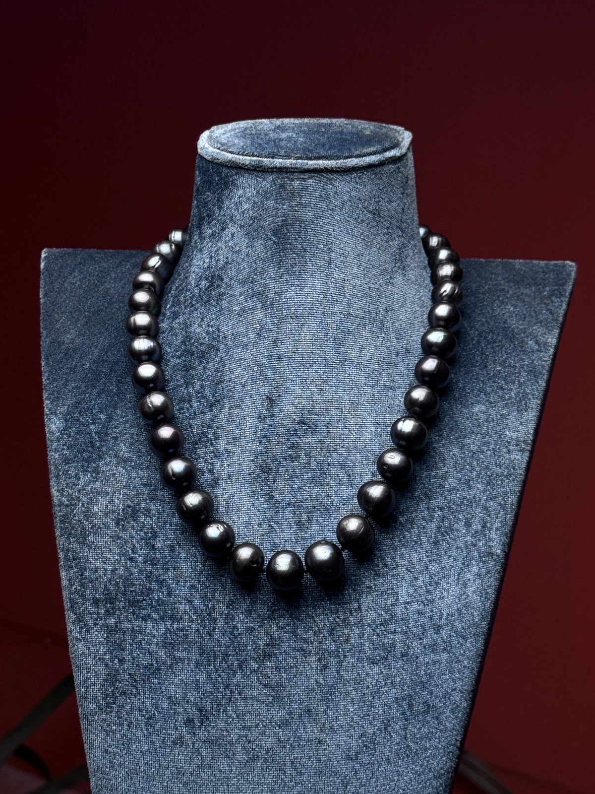 9mm Sea Pearl Necklace, 18 inches — view 6