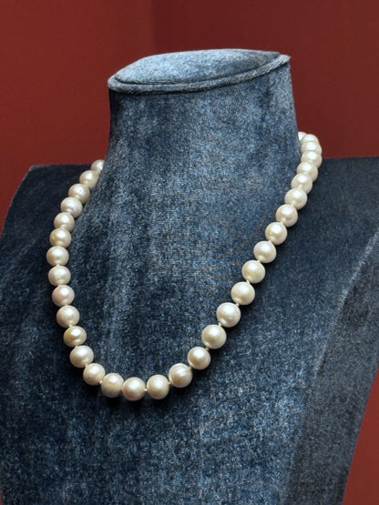 10mm Sea Pearl Necklace, 18 inches — view 4