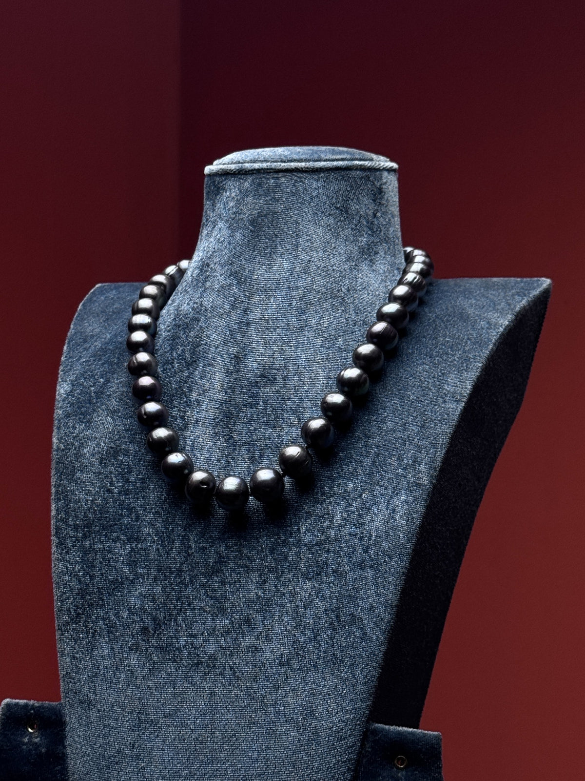 10mm Sea Pearl Necklace, 18 inches — view 6
