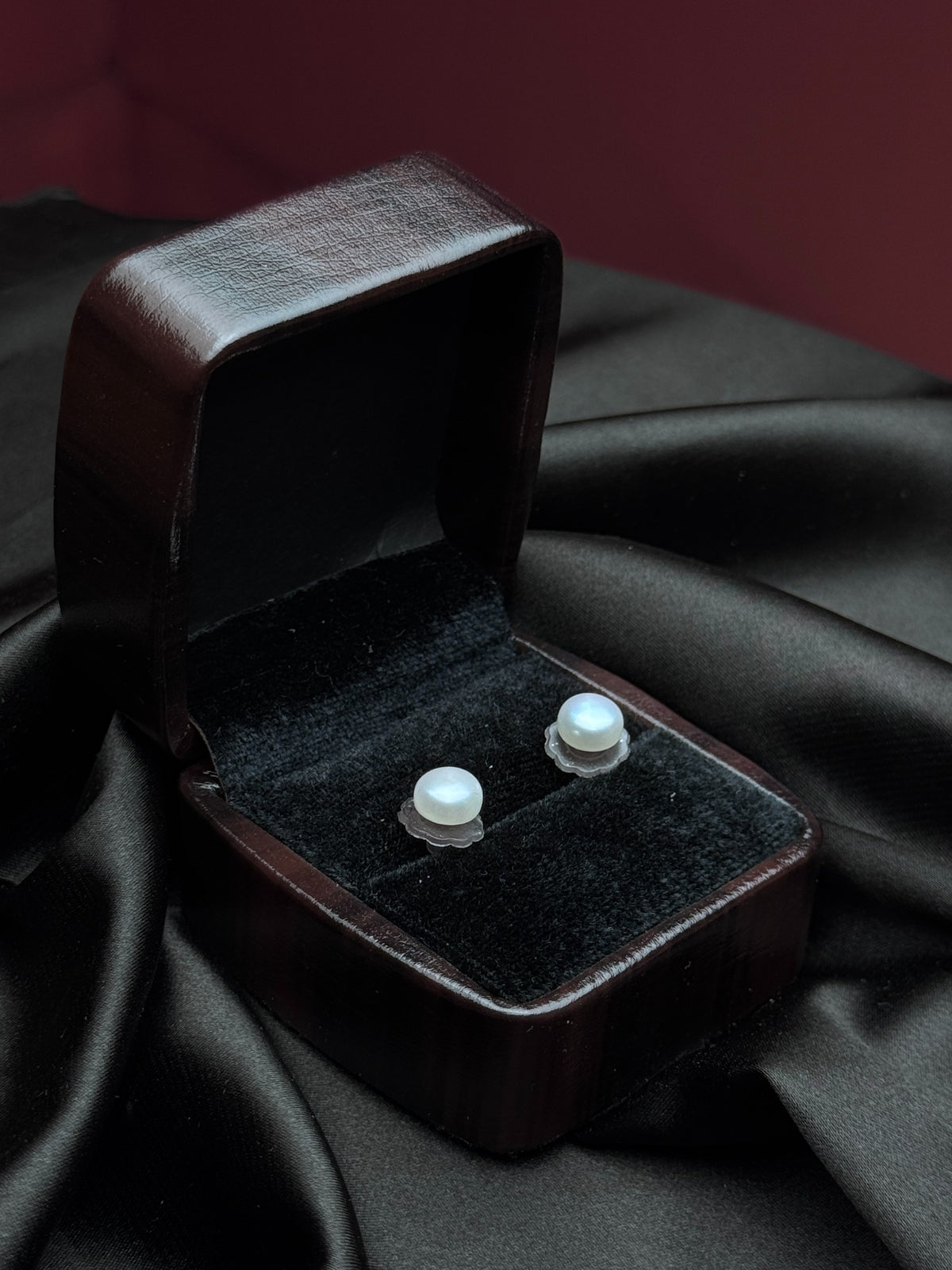 8mm Sea Pearl Necklace, 18 inches — product view 4