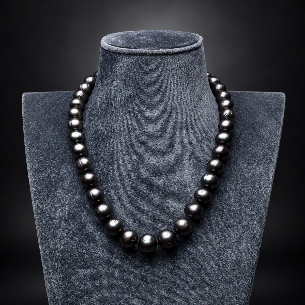 9mm Sea Pearl Necklace, 18 inches — view 1