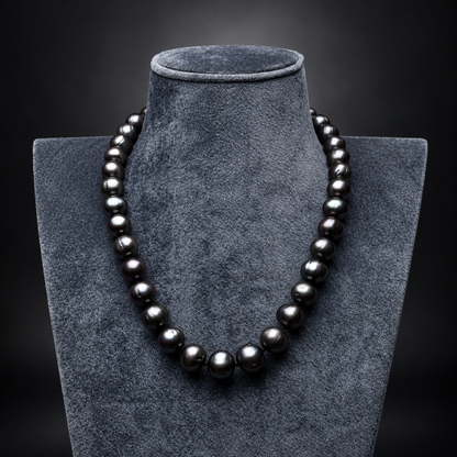 9mm Sea Pearl Necklace, 18 inches — view 1