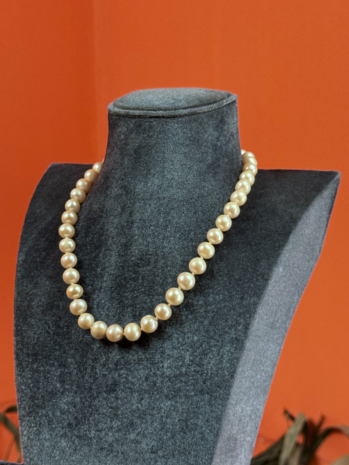 9mm Sea Pearl Necklace, 18 inches — view 2