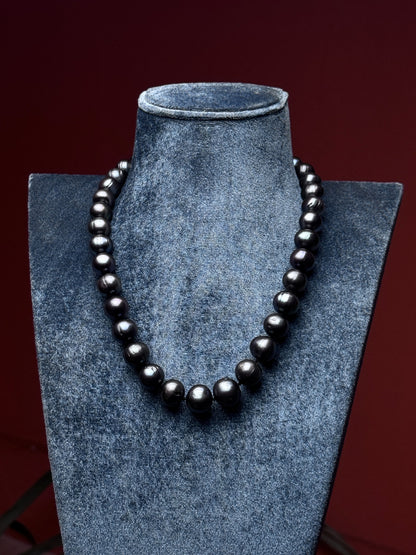 9mm Sea Pearl Necklace, 18 inches — view 6
